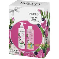 Set Duo Gel de Dus 250ml + Lotiune de Corp cu Parfum de Trandafir Englezesc English Rose Collection 250ml