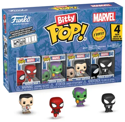 Set de figurine mini Funko Bitty POP! Marvel: Spider-Man - 4 Pack (Series 1)
