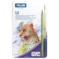 Creioane acuarelă, Milan, 12 bucăți, multicolor