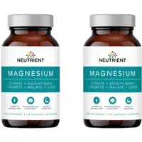 Pachet Magnesium (Magneziu) Taurate + Bisglycinate + Citrate + Malate + Oxide 120cps + 120 cps