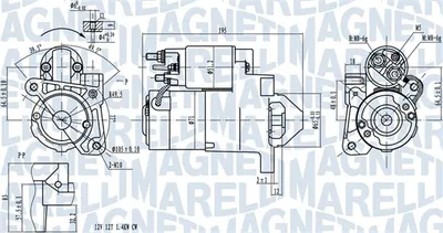 Electromotor (12v, 1,4kw) Potrivit Dacia Logan; Nissan Almera Ii, Kubistar, Micra Iii; Renault Clio Ii, Clio Ii Hatchback, Clio Iii, Kangoo, Kangoo Express, Megane Ii, Megane Ii Kombi 1.5d 06.01