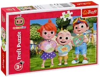 Puzzle Trefl din 30 de piese - Cocomelon, hai să ne jucăm împreună!