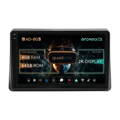 Navigatie 2K Opel Movano Renault Master (2020-2024), Android, S-Quadcore 4GB RAM + 64GB ROM, 10 Inch - AD-BGS100042K+AD-BGRKIT377