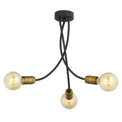 Corp de iluminat fabricat in Polonia model LUCE Plafoniera 3x60W E27