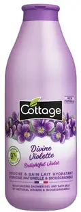 Cottage Gel de duș și spumă de baie Delightful Violet, 750 ml