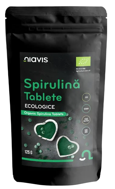 Spirulina Tablete ecologice, 125g, Niavis