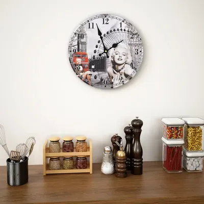 Gossi ceas de perete vintage marilyn monroe, 30 cm