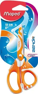 Foarfecă Maped Zenoa Fit - 13 cm, portocalie