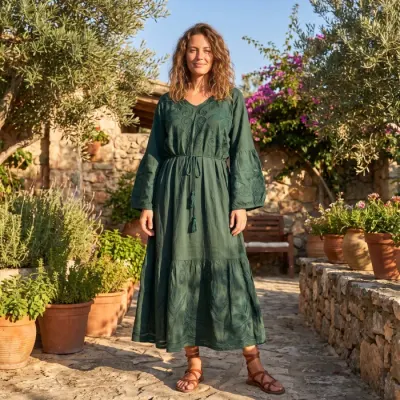 Rochie cu broderie Ligia 2