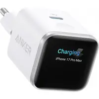 Incarcator Retea Anker Nano Display, 45W, 3A, 1 x USB-C, Alb A121DG21
