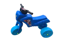 Tricicleta copii fara pedale Big Cross Light Blue, de la 2 ani pana la 20 kg, inaltime pana la sezut 34 cm