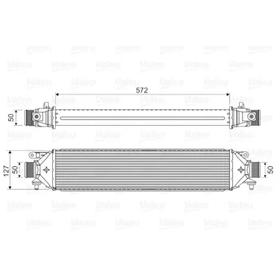 Intercooler, compresor VALEO 818824