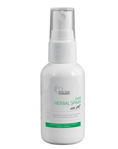 OVER ZOO Herbal Spray igienă dentară câini 50ml