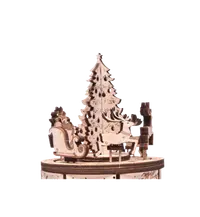 Puzzle mecanic 3D - Caruselul lui Mos Craciun
