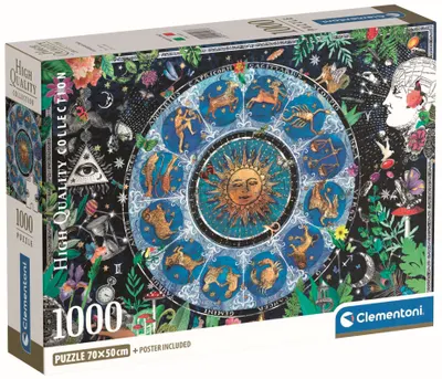 Puzzle Clementoni din 1000 piese - Harta astrologică