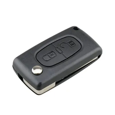 Carcasa Cheie Auto Techstar® compatibila cu Peugeot, Citroen, 207,307, 407, C2, C3, C4, C5, C6, C8, cu 2 Butoane, VA2