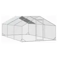 Cotet / tarc pentru pasari 3 x 6 x 2 m din otel galvanizat MESTERINO TOOLS MTGC-036