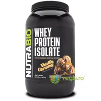 Izolat de Proteina din Zer cu Aroma de Caramel si Vanilie 907g