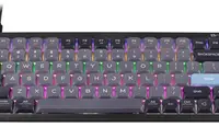 Tastatură mecanică Tracer - Fina 84, Rainbow, negru/gri