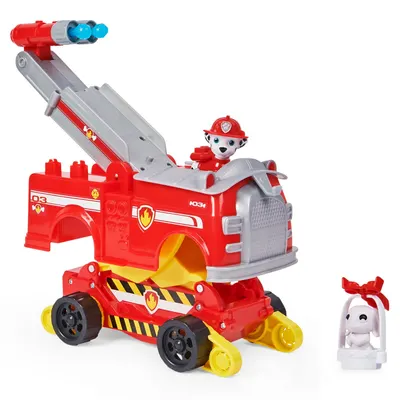 Vehicul de salvare Spin Master Paw Patrol - Marshall, cu figurină