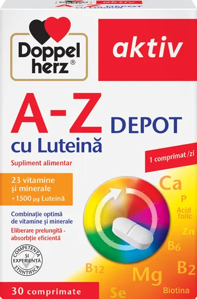 A-Z Depot cu Luteina, 30 comprimate, Doppelherz