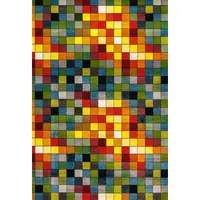 Covor pentru Copii Multicolor, Model Patratele, 200 cm x 300 cm, 11161-130