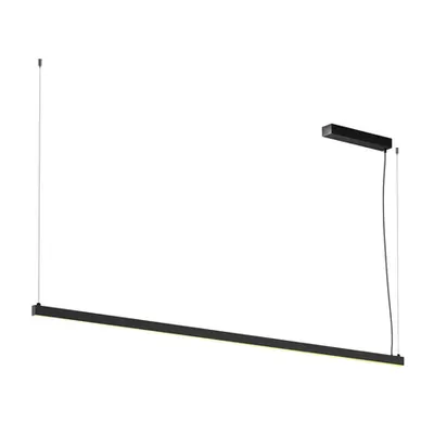 Lampa suspendata, lustra AROSA pandantiv, 2m negru, triac PD, cu LED-uri de interior pandantiv, negru, 3000K