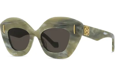 Loewe Anagram Green Cat Eye Sunglasses