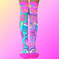 Șosete lungi colorate Madmia pentru fete Sweets&Treats 6-99 ani