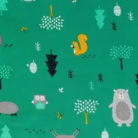 Sac de dormit Woodland Animals 90 cm 1.0 Tog