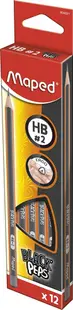 Set creioane Maped Black'Peps - HB, 12 bucati