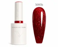 Oja Semipermanentă Venalisa 5095B Roșu Glitter