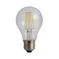 Bec Filament E27, model A60, 4W=45W, 3000K, lumina calda
