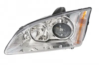 Far fata Stanga (H1 H7, electric, cu motor, culoare insert: negru) potrivit FORD FOCUS II -02.08