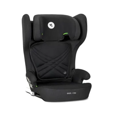 Scaun auto, Lorelli Rigel, I-Size, Isofix, pliabil pentru depozitare usoara, tetiera reglabila, 100-150 cm, Black