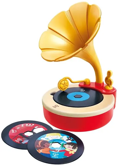Jucărie muzicală Hape International - Gramofon retro