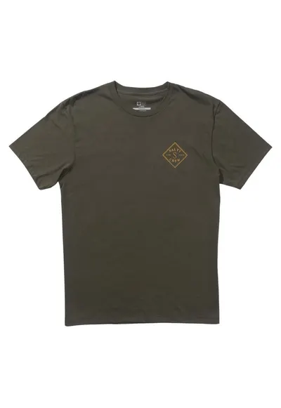 Tricou din bumbac cu decolteu la baza gatului - maneci scurte si imprimeu
