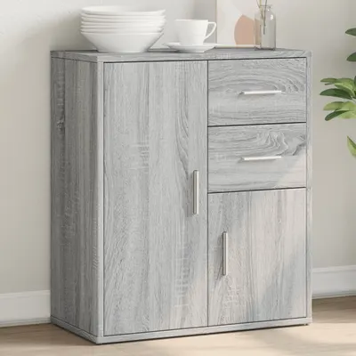 Gossi dulap, gri sonoma, 60x31x70 cm, lemn prelucrat