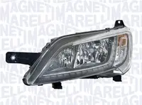 Far dreapta (2 H7, reglaj electric, cu motoras, cu lumini de zi, fundal gri) CITROEN JUMPER FIAT DUCATO PEUGEOT BOXER dupa 2014