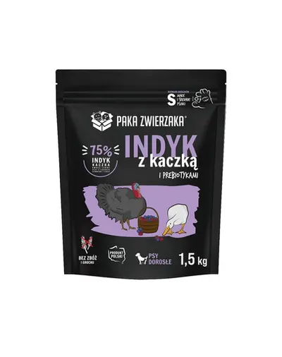 PAKA ZWIERZAKA Seventh Heaven Mini Hrana uscata pentru caini talie mica, cu curcan si rata 1,5 kg