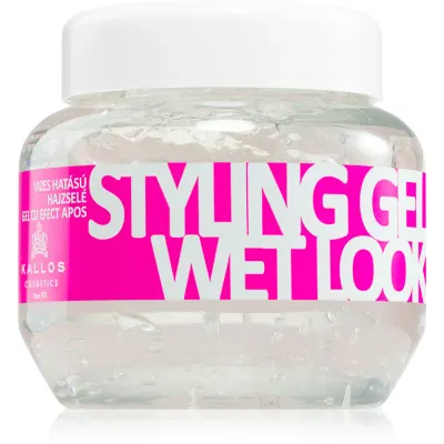 Kallos Kallos Classic Styling Gel gel de par cu efect umed fixare ultra-puternica Wet Look 275 ml
