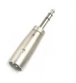 Adaptor Master Audio - HY4843, XLR 3/6.3mm, argintiu