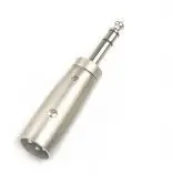 Adaptor Master Audio - HY4843, XLR 3/6.3mm, argintiu