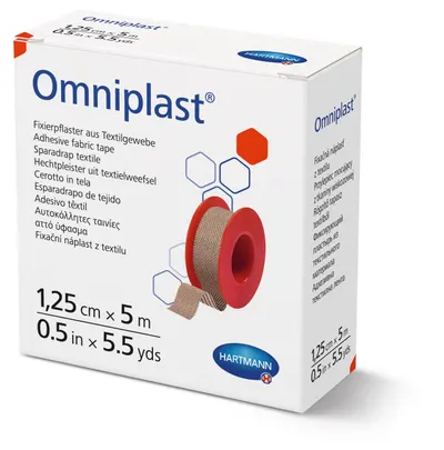 Plasture Omniplast 2.5 cm x 5 m – Textil, Hartmann