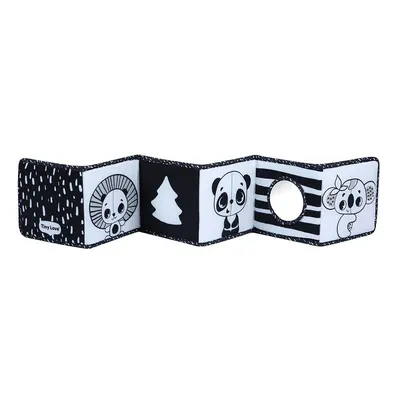 Carte cu diferite texturi fata verso pentru bebelusi Tiny Love Brokerage Black White Decor