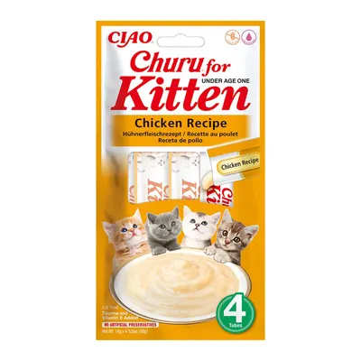 Churu Recompensa Cremoasa Kitten cu Pui