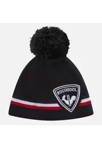 Caciula Rooster Pompon - culoare negru - pentru barbati - marime universala