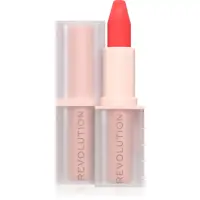 Revolution Lip Allure Soft Satin Lipstick ruj cremos cu finisaj satinat culoare Vibe Red 3.2 g