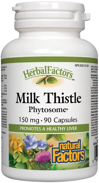 Herbal Factors Milk Thistle Phytosome, 90 capsule, Natural Factors