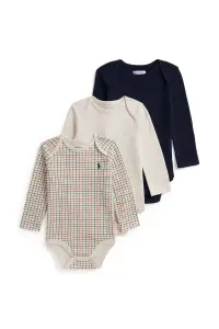 Polo Ralph Lauren body pentru copii din bumbac pachet de 3